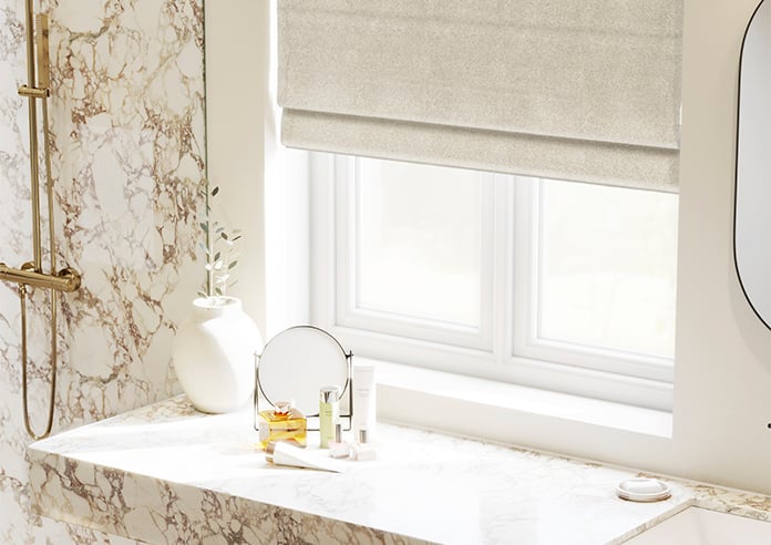 William Morris At Home Lodden Embroidery, Chalk - Twist&Fit Roman Blind - Image 5